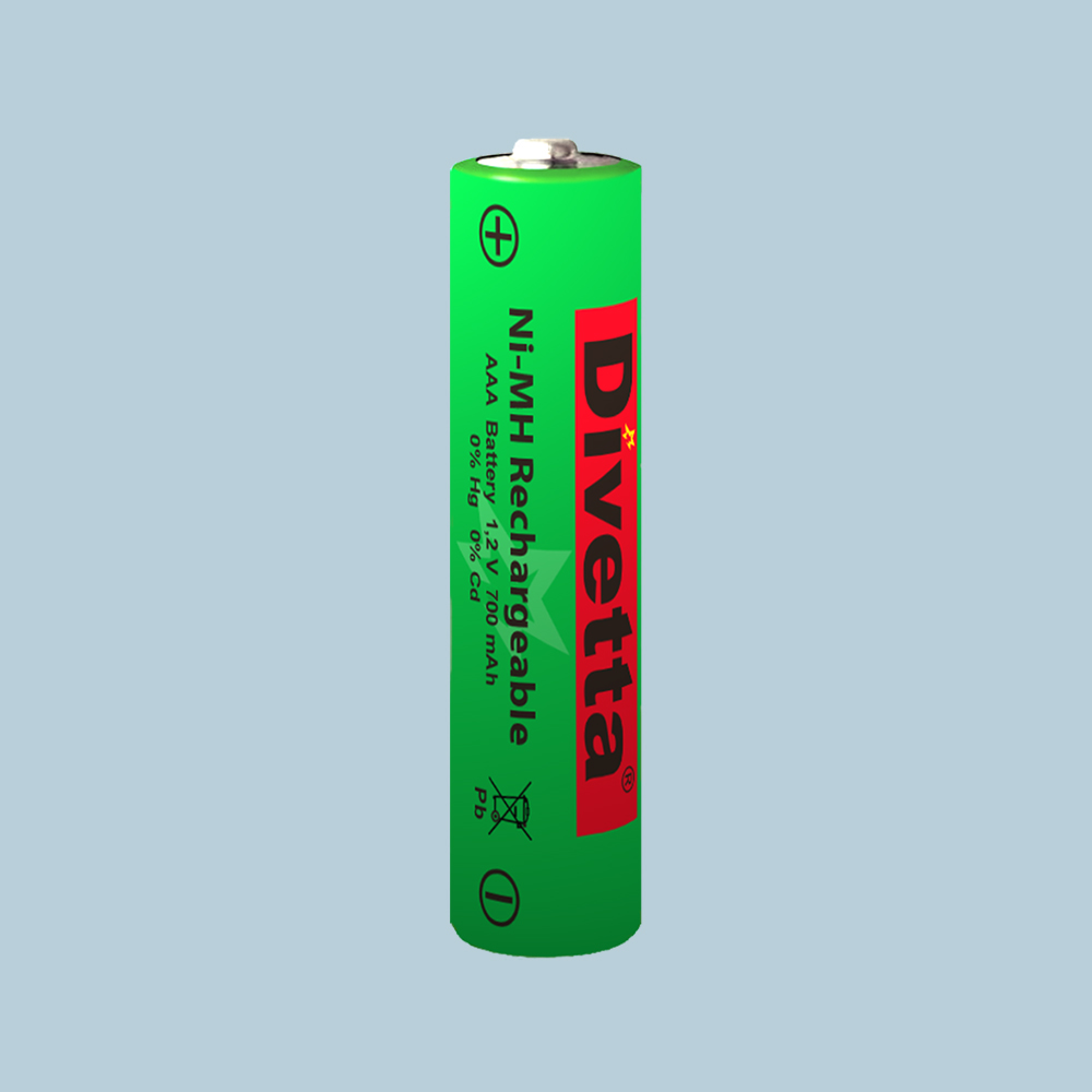Rechargeable battery NiMH HR03 700 mAh
